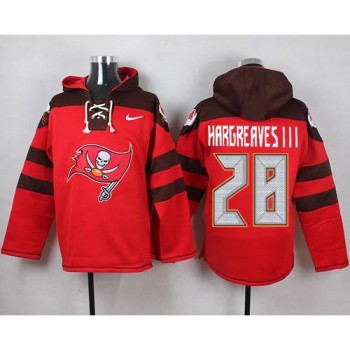 Buccaneers #28 Vernon Hargreaves III Red Player Pullover NFL Hoodie Buccaneers #28 Vernon Hargreaves III Red Player Pullover NFL Hoodie