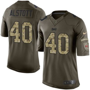 Buccaneers #40 Mike Alstott Green Youth Stitched NFL Limited Salute to Service Jersey Buccaneers #40 Mike Alstott Green Youth Stitched NFL Limited Salute to Service Jersey