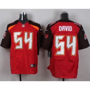 Buccaneers #54 Lavonte David Red Team Color Men's Stitched NFL New Elite Jersey