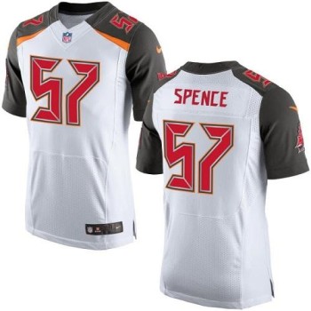 Buccaneers #57 Noah Spence White Men's Stitched NFL New Elite Jersey