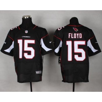 Cardinals #15 Michael Floyd Black Alternate Men's Stitched NFL Elite Jersey