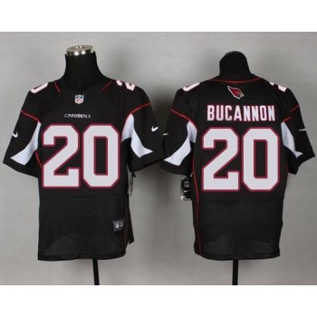 Cardinals #20 Deone Bucannon Black Alternate Men's Stitched NFL Elite Jersey