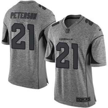 Cardinals #21 Patrick Peterson Gray Men's Stitched NFL Limited Gridiron Gray Jersey Cardinals #21 Patrick Peterson Gray Men's Stitched NFL Limited Gridiron Gray Jersey