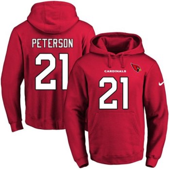 Cardinals #21 Patrick Peterson Red Name & Number Pullover NFL Hoodie Cardinals #21 Patrick Peterson Red Name & Number Pullover NFL Hoodie