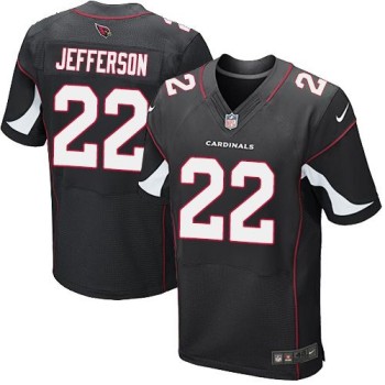 Cardinals #22 Tony Jefferson Black Alternate Men's Stitched NFL Elite Jersey