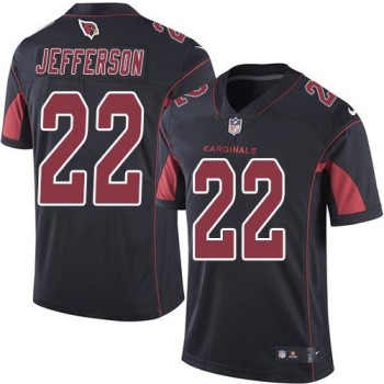 Cardinals #22 Tony Jefferson Black Men's Stitched NFL Limited Rush Jersey Cardinals #22 Tony Jefferson Black Men's Stitched NFL Limited Rush Jersey