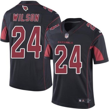 Cardinals #24 Adrian Wilson Black Men's Stitched NFL Limited Rush Jersey Cardinals #24 Adrian Wilson Black Men's Stitched NFL Limited Rush Jersey