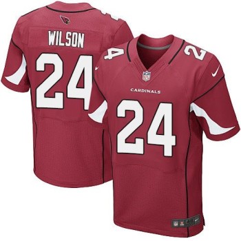 Cardinals #24 Adrian Wilson Red Team Color Men's Stitched NFL Elite Jersey