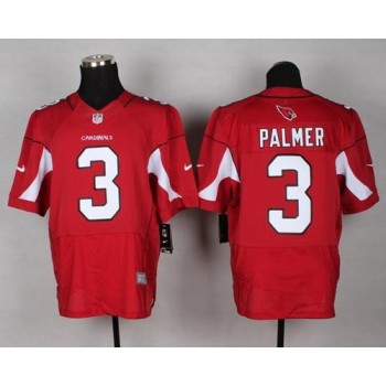 Cardinals #3 Carson Palmer Red Team Color Men's Stitched NFL Elite Jersey