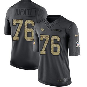 Cardinals #76 Mike Iupati Black Men's Stitched NFL Limited 2016 Salute to Service Jersey Cardinals #76 Mike Iupati Black Men's Stitched NFL Limited 2016 Salute to Service Jersey