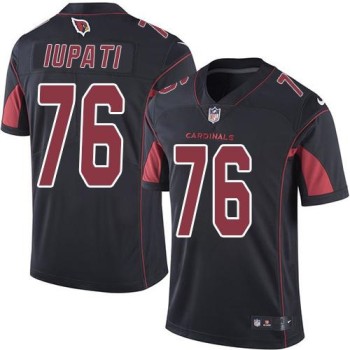 Cardinals #76 Mike Iupati Black Men's Stitched NFL Limited Rush Jersey Cardinals #76 Mike Iupati Black Men's Stitched NFL Limited Rush Jersey