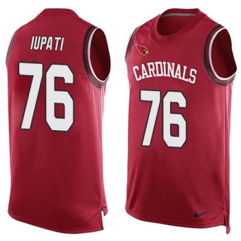 Cardinals #76 Mike Iupati Red Team Color Men's Stitched NFL Limited Tank Top Jersey Cardinals #76 Mike Iupati Red Team Color Men's Stitched NFL Limited Tank Top Jersey