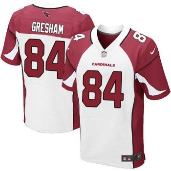Cardinals #84 Jermaine Gresham White Men's Stitched NFL Elite Jersey