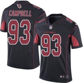 Cardinals #93 Calais Campbell Black Men's Stitched NFL Limited Rush Jersey