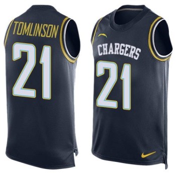 Chargers #21 LaDainian Tomlinson Navy Blue Team Color Men's Stitched NFL Limited Tank Top Jersey Chargers #21 LaDainian Tomlinson Navy Blue Team Color Men's Stitched NFL Limited Tank Top Jersey