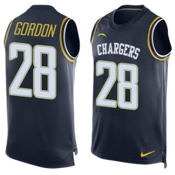 Chargers #28 Melvin Gordon Navy Blue Team Color Men's Stitched NFL Limited Tank Top Jersey Chargers #28 Melvin Gordon Navy Blue Team Color Men's Stitched NFL Limited Tank Top Jersey