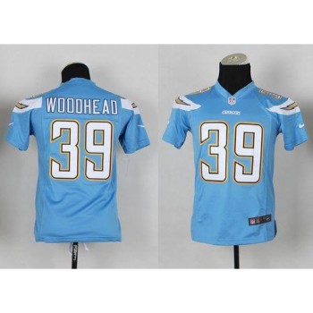 Chargers #39 Danny Woodhead Electric Blue Alternate Youth Stitched NFL New Elite Jersey Chargers #39 Danny Woodhead Electric Blue Alternate Youth Stitched NFL New Elite Jersey
