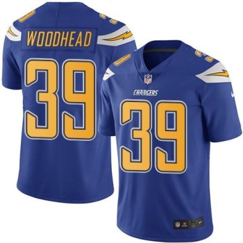 Chargers #39 Danny Woodhead Electric Blue Men's Stitched NFL Limited Rush Jersey Chargers #39 Danny Woodhead Electric Blue Men's Stitched NFL Limited Rush Jersey