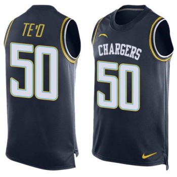 Chargers #50 Manti Te'o Navy Blue Team Color Men's Stitched NFL Limited Tank Top Jersey Chargers #50 Manti Te'o Navy Blue Team Color Men's Stitched NFL Limited Tank Top Jersey