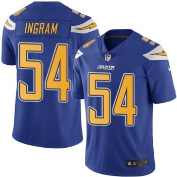Chargers #54 Melvin Ingram Electric Blue Men's Stitched NFL Limited Rush Jersey Chargers #54 Melvin Ingram Electric Blue Men's Stitched NFL Limited Rush Jersey