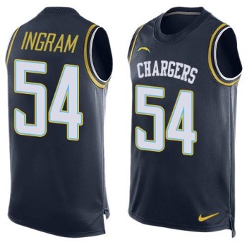 Chargers #54 Melvin Ingram Navy Blue Team Color Men's Stitched NFL Limited Tank Top Jersey Chargers #54 Melvin Ingram Navy Blue Team Color Men's Stitched NFL Limited Tank Top Jersey
