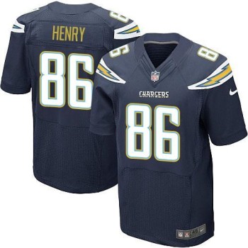 Chargers #86 Hunter Henry Navy Blue Team Color Men's Stitched NFL New Elite Jersey Chargers #86 Hunter Henry Navy Blue Team Color Men's Stitched NFL New Elite Jersey