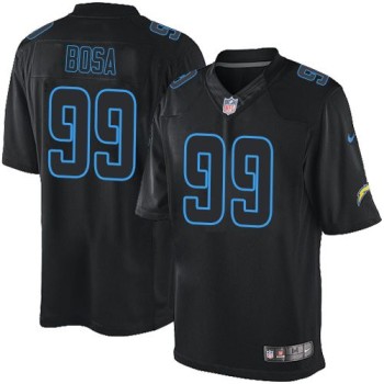 Chargers #99 Joey Bosa Black Men's Stitched NFL Impact Limited Jersey Chargers #99 Joey Bosa Black Men's Stitched NFL Impact Limited Jersey