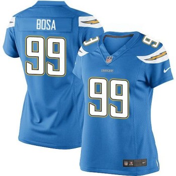 Chargers #99 Joey Bosa Electric Blue Alternate Women's Stitched NFL New Limited Jersey Chargers #99 Joey Bosa Electric Blue Alternate Women's Stitched NFL New Limited Jersey
