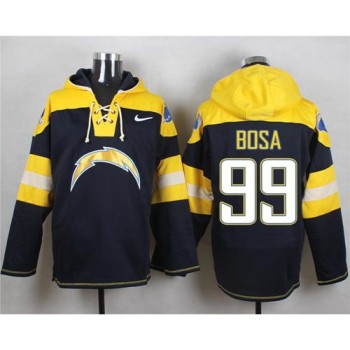 Chargers #99 Joey Bosa Navy Blue Player Pullover Hoodie Chargers #99 Joey Bosa Navy Blue Player Pullover Hoodie