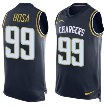 Chargers #99 Joey Bosa Navy Blue Team Color Men's Stitched NFL Limited Tank Top Jersey Chargers #99 Joey Bosa Navy Blue Team Color Men's Stitched NFL Limited Tank Top Jersey