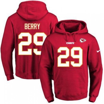 Chiefs #29 Eric Berry Red Name & Number Pullover NFL Hoodie Chiefs #29 Eric Berry Red Name & Number Pullover NFL Hoodie