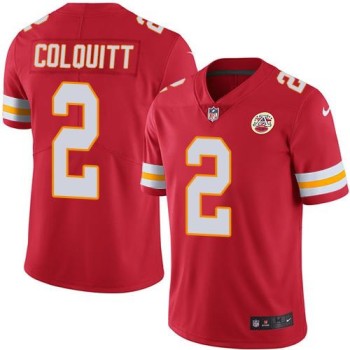 Chiefs #2 Dustin Colquitt Red Men's Stitched NFL Limited Rush Jersey Chiefs #2 Dustin Colquitt Red Men's Stitched NFL Limited Rush Jersey
