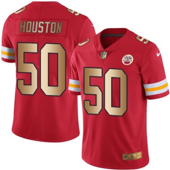 Chiefs #50 Justin Houston Red Men's Stitched NFL Limited Gold Rush Jersey Chiefs #50 Justin Houston Red Men's Stitched NFL Limited Gold Rush Jersey
