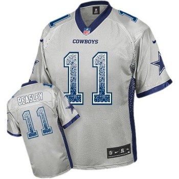 Cowboys #11 Cole Beasley Grey Youth Stitched NFL Elite Drift Fashion Jersey