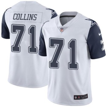 Cowboys #71 La'el Collins White Youth Stitched NFL Limited Rush Jersey