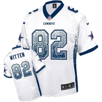 Cowboys #82 Jason Witten White Youth Stitched NFL Elite Drift Fashion Jersey