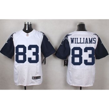 Cowboys #83 Terrance Williams White Men's Stitched NFL Elite Rush Jersey