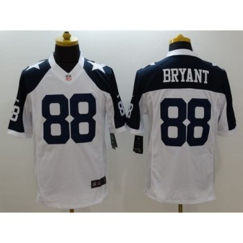 Cowboys #88 Dez Bryant White Thanksgiving Throwback Men's Stitched NFL Limited Jersey Cowboys #88 Dez Bryant White Thanksgiving Throwback Men's Stitched NFL Limited Jersey