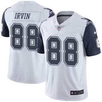 Cowboys #88 Michael Irvin White Men's Stitched NFL Limited Rush Jersey Cowboys #88 Michael Irvin White Men's Stitched NFL Limited Rush Jersey