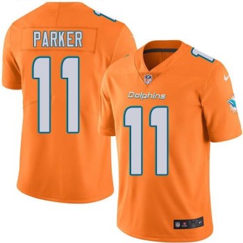 Dolphins #11 DeVante Parker Orange Men's Stitched NFL Limited Rush Jersey Dolphins #11 DeVante Parker Orange Men's Stitched NFL Limited Rush Jersey