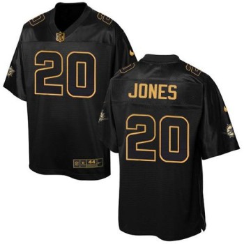 Dolphins #20 Reshad Jones Black Men's Stitched NFL Elite Pro Line Gold Collection Jersey Dolphins #20 Reshad Jones Black Men's Stitched NFL Elite Pro Line Gold Collection Jersey