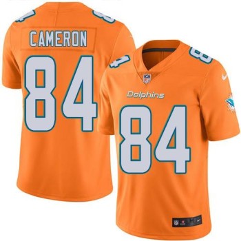 Dolphins #84 Jordan Cameron Orange Men's Stitched NFL Limited Rush Jersey Dolphins #84 Jordan Cameron Orange Men's Stitched NFL Limited Rush Jersey