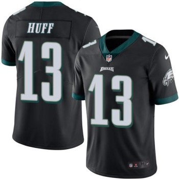 Eagles #13 Josh Huff Black Men's Stitched NFL Limited Rush Jersey Eagles #13 Josh Huff Black Men's Stitched NFL Limited Rush Jersey
