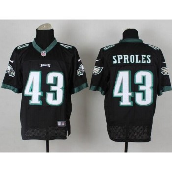 Eagles #43 Darren Sproles Black Alternate Men's Stitched NFL Elite Jersey Eagles #43 Darren Sproles Black Alternate Men's Stitched NFL Elite Jersey