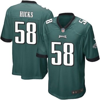Eagles #58 Jordan Hicks Midnight Green Team Color Youth Stitched NFL New Elite Jersey Eagles #58 Jordan Hicks Midnight Green Team Color Youth Stitched NFL New Elite Jersey