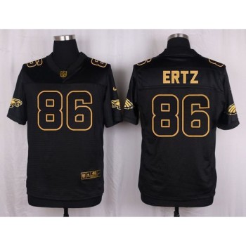 Eagles #86 Zach Ertz Black Men's Stitched NFL Elite Pro Line Gold Collection Jersey Eagles #86 Zach Ertz Black Men's Stitched NFL Elite Pro Line Gold Collection Jersey