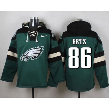Eagles #86 Zach Ertz Midnight Green Player Pullover NFL Hoodie Eagles #86 Zach Ertz Midnight Green Player Pullover NFL Hoodie