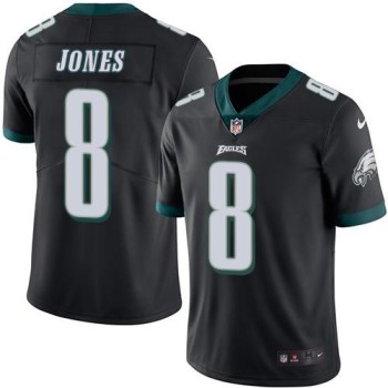Eagles #8 Donnie Jones Black Men's Stitched NFL Limited Rush Jersey Eagles #8 Donnie Jones Black Men's Stitched NFL Limited Rush Jersey