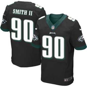 Eagles #90 Marcus Smith II Black Alternate Men's Stitched NFL Elite Jersey Eagles #90 Marcus Smith II Black Alternate Men's Stitched NFL Elite Jersey