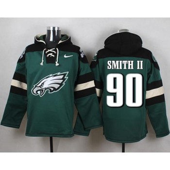 Eagles #90 Marcus Smith II Midnight Green Player Pullover NFL Hoodie Eagles #90 Marcus Smith II Midnight Green Player Pullover NFL Hoodie